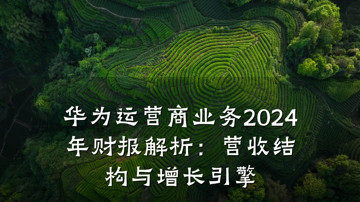 华为运营商业务2024年财报解析：营收结构与增长引擎
