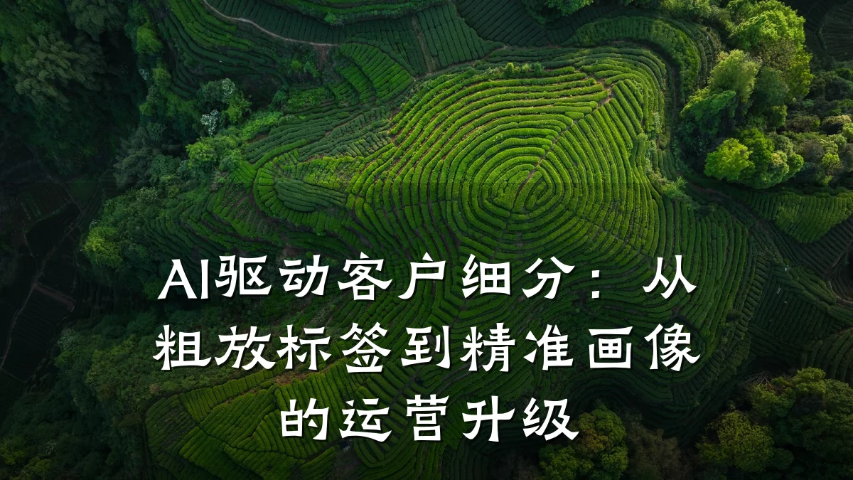 AI驱动客户细分:从粗放标签到精准画像的运营升级