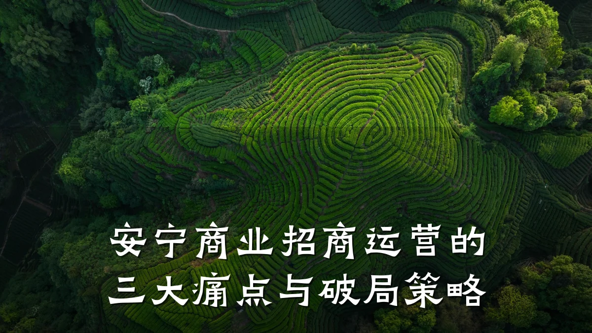 安宁商业招商运营的三大痛点与破局策略