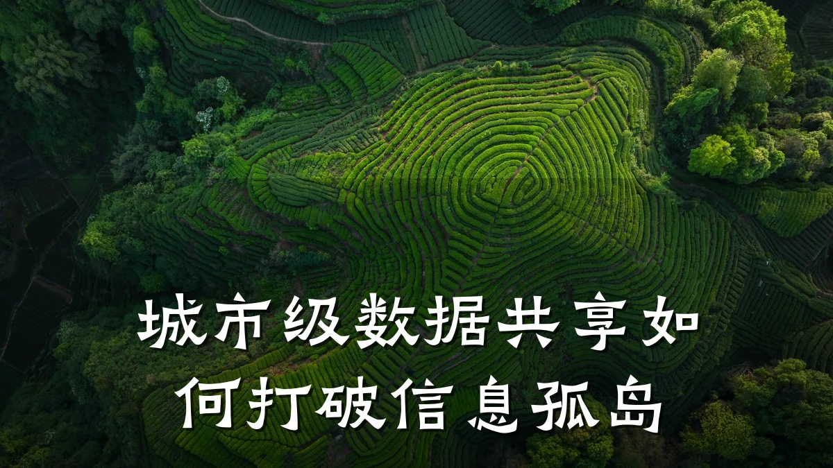 城市级数据共享如何打破信息孤岛