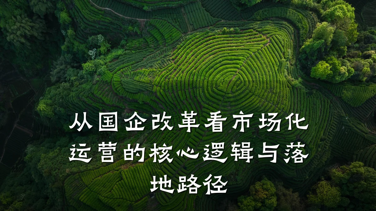 从国企改革看市场化运营的核心逻辑与落地路径