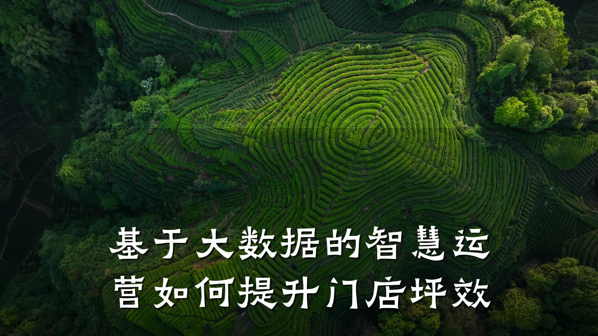 基于大数据的智慧运营如何提升门店坪效