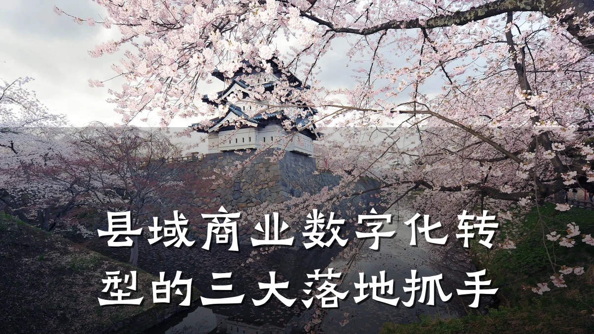 县域商业数字化转型的三大落地抓手