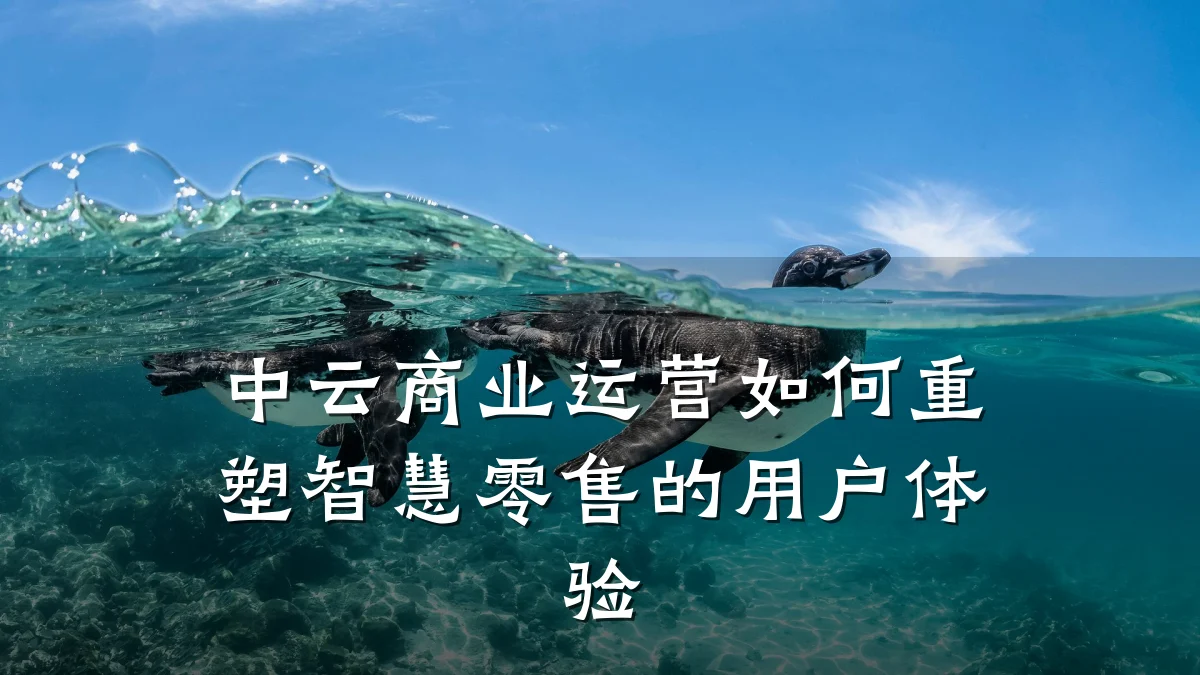 中云商业运营如何重塑智慧零售的用户体验