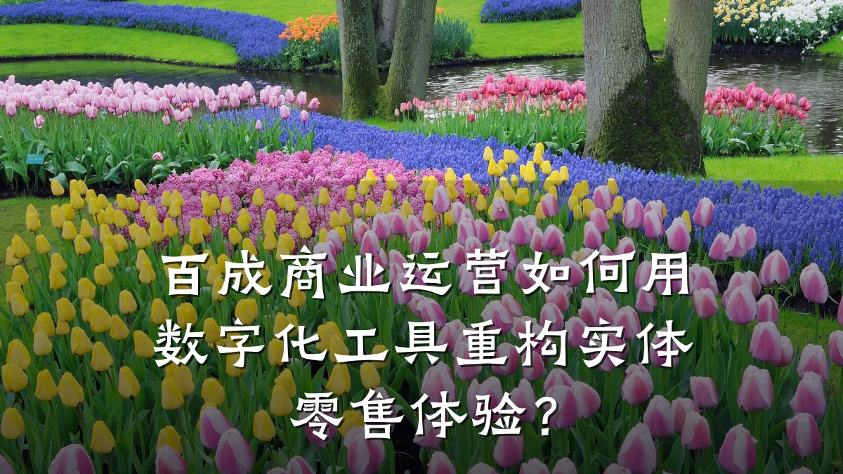 百成商业运营如何用数字化工具重构实体零售体验?