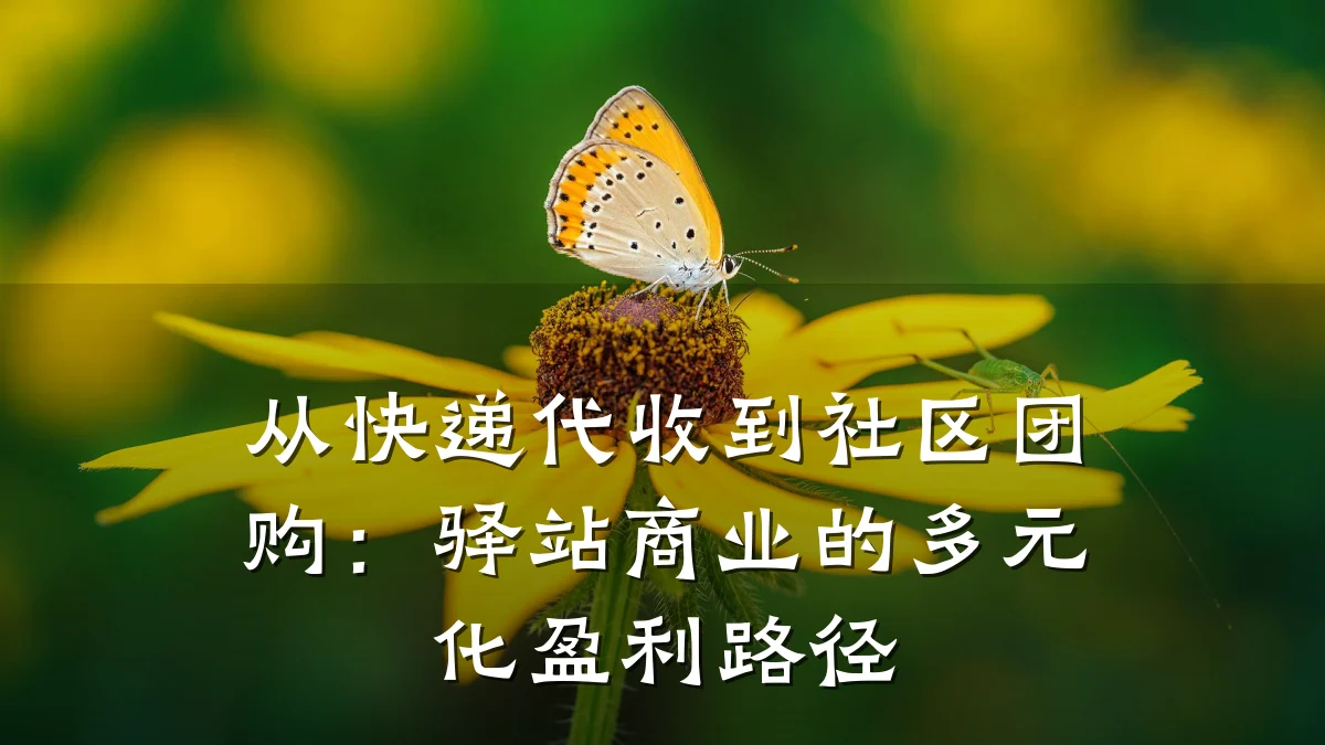 从快递代收到社区团购:驿站商业的多元化盈利路径