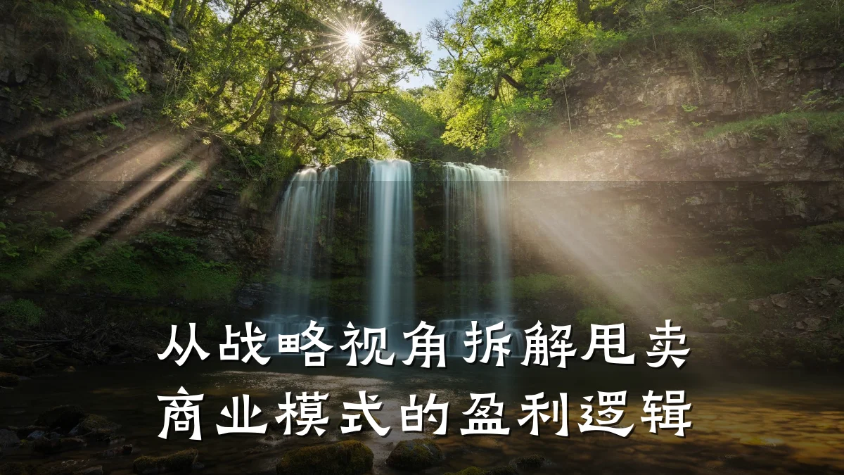 从战略视角拆解甩卖商业模式的盈利逻辑