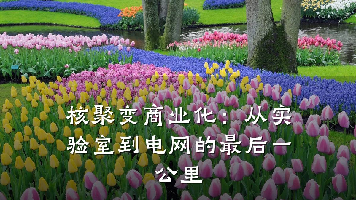 核聚变商业化:从实验室到电网的最后一公里