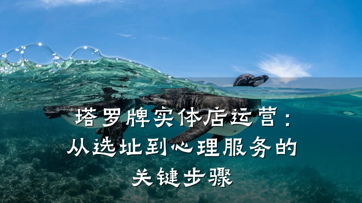 塔罗牌实体店运营:从选址到心理服务的关键步骤
