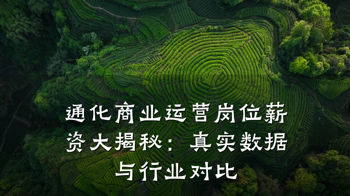 通化商业运营岗位薪资大揭秘:真实数据与行业对比