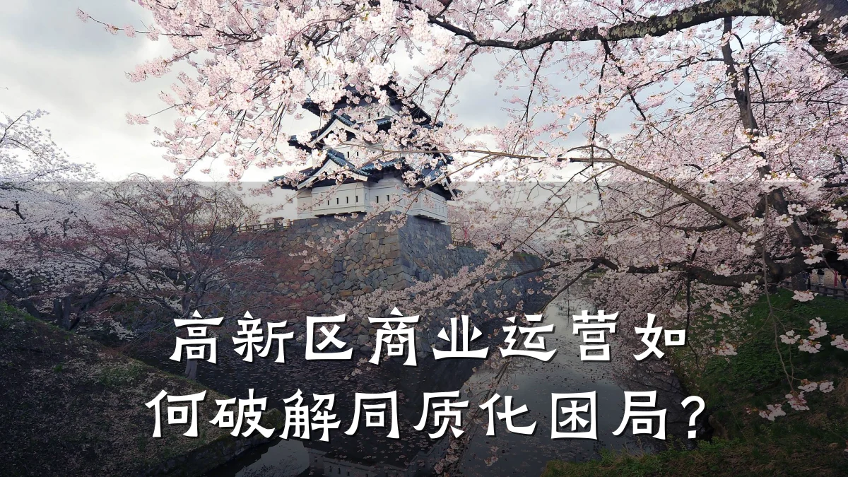 高新区商业运营如何破解同质化困局?