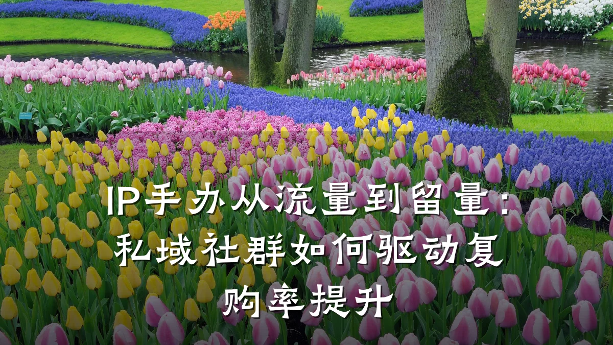 IP手办从流量到留量:私域社群如何驱动复购率提升