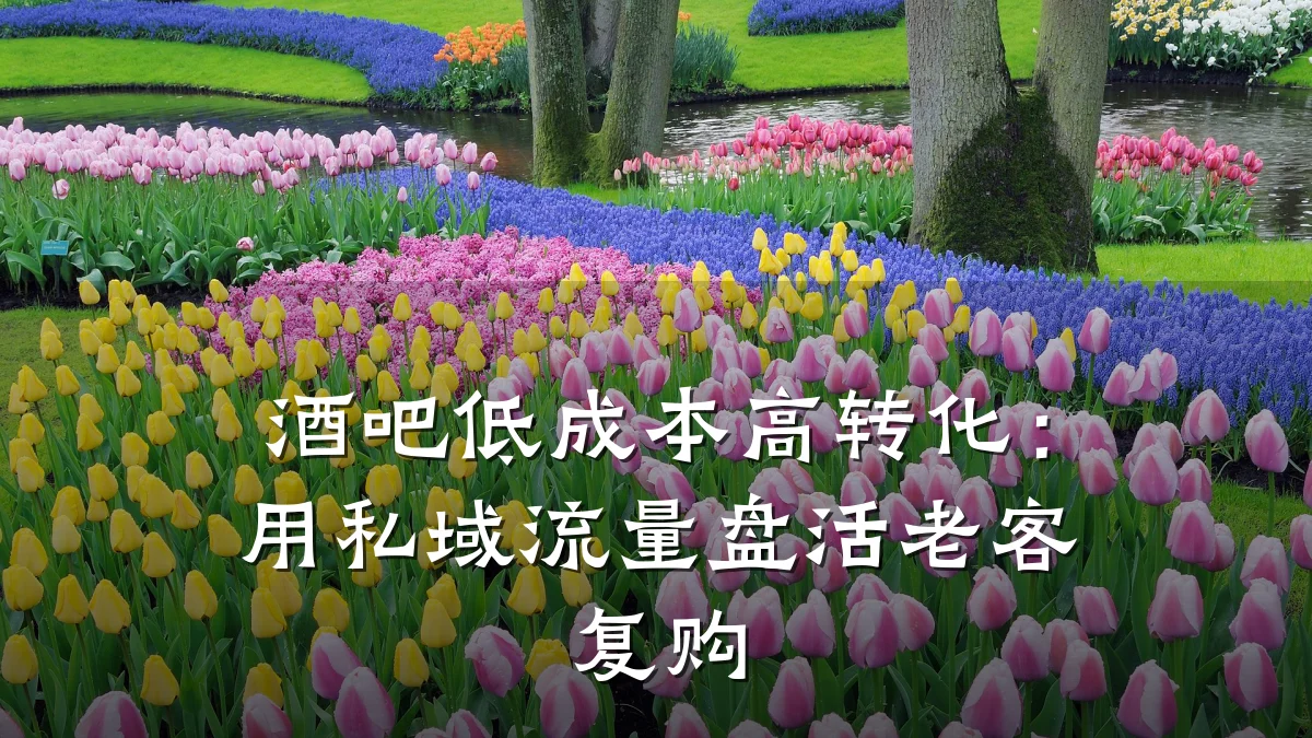 酒吧低成本高转化:用私域流量盘活老客复购