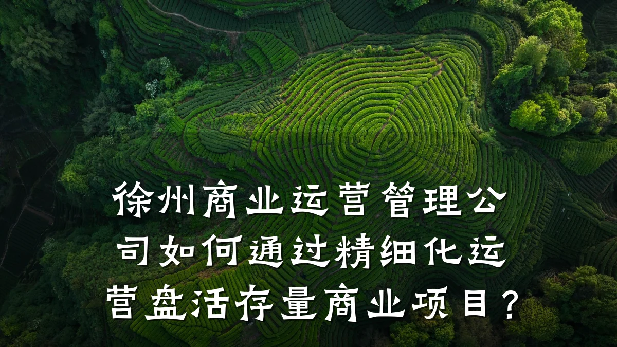 徐州商业运营管理公司如何通过精细化运营盘活存量商业项目?