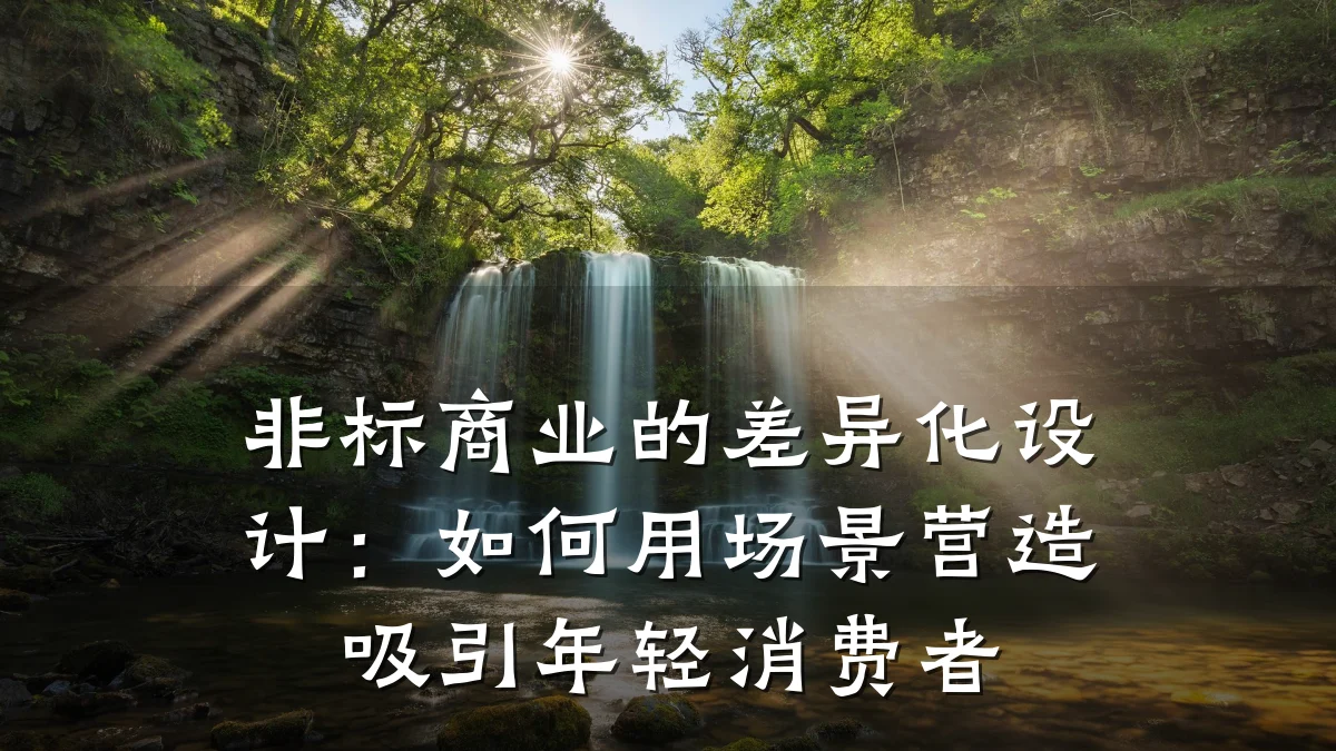 非标商业的差异化设计:如何用场景营造吸引年轻消费者