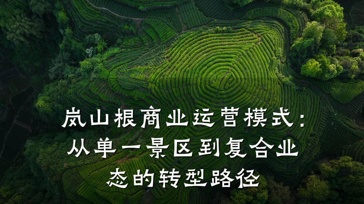 岚山根商业运营模式:从单一景区到复合业态的转型路径