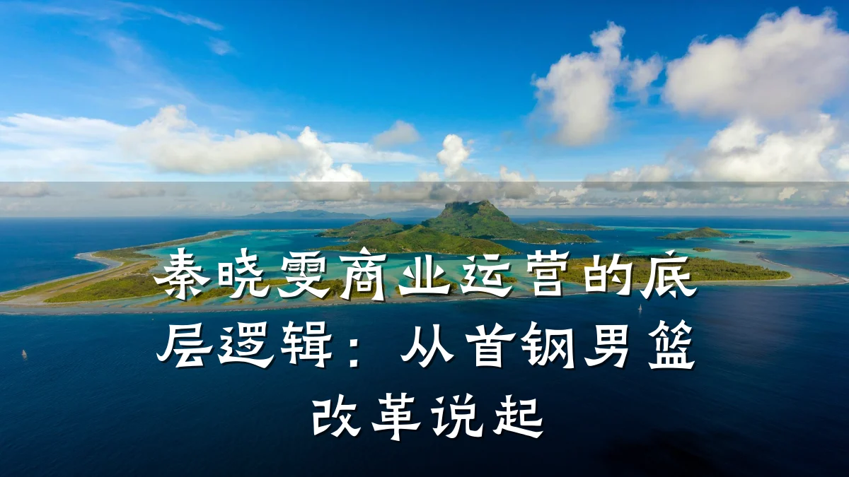 秦晓雯商业运营的底层逻辑:从首钢男篮改革说起