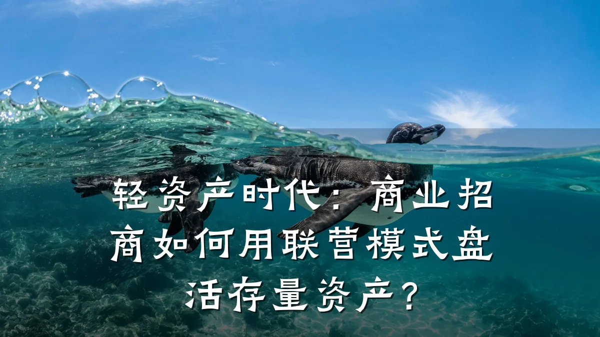 轻资产时代:商业招商如何用联营模式盘活存量资产?