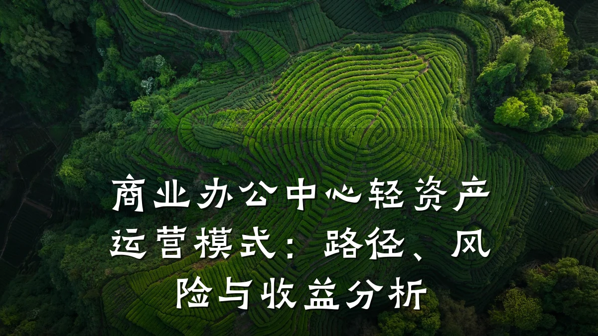 商业办公中心轻资产运营模式:路径、风险与收益分析