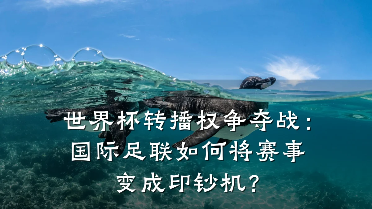 世界杯转播权争夺战:国际足联如何将赛事变成印钞机?