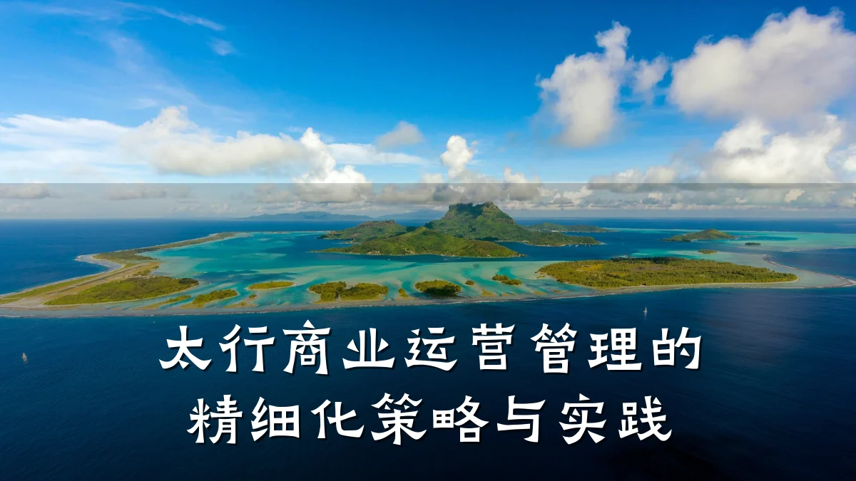 太行商业运营管理的精细化策略与实践
