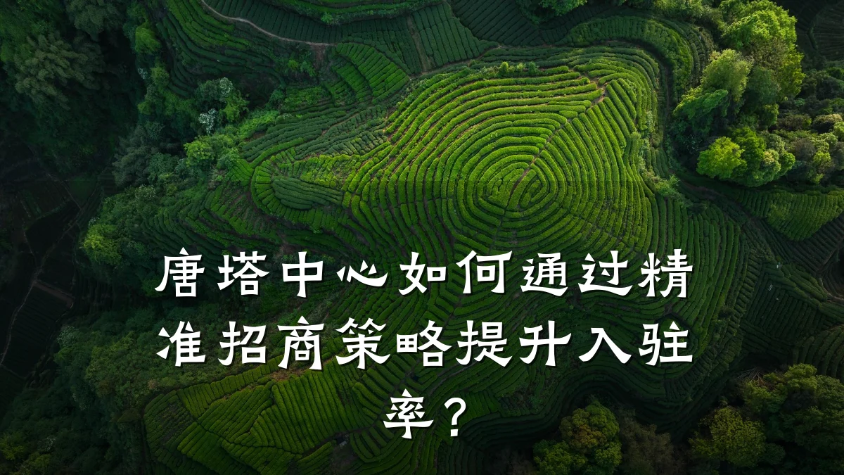 唐塔中心如何通过精准招商策略提升入驻率?
