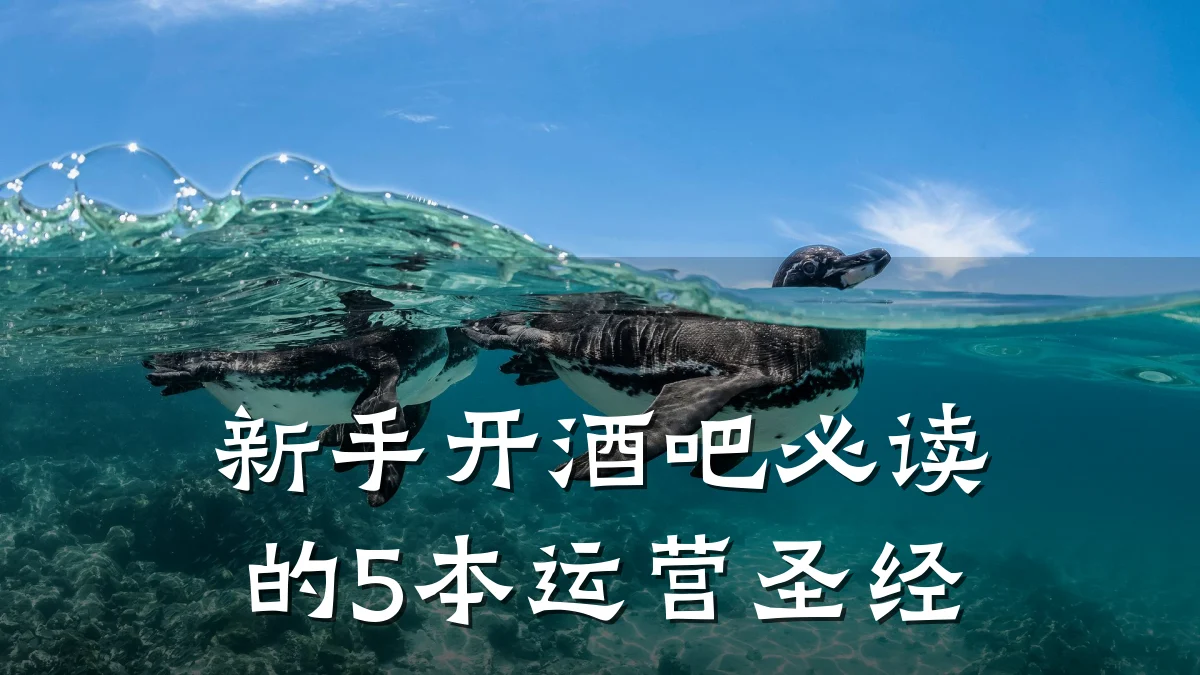 新手开酒吧必读的5本运营圣经