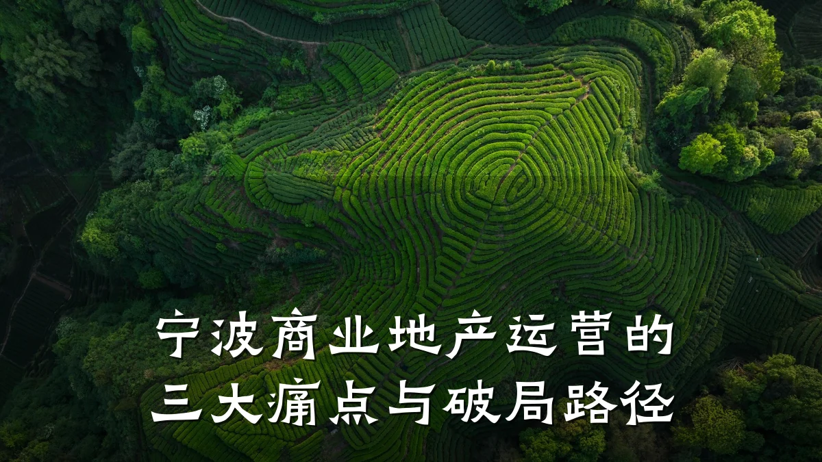 宁波商业地产运营的三大痛点与破局路径