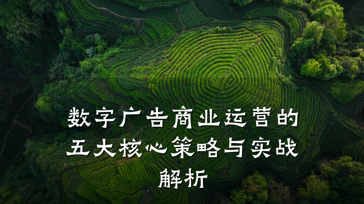 数字广告商业运营的五大核心策略与实战解析