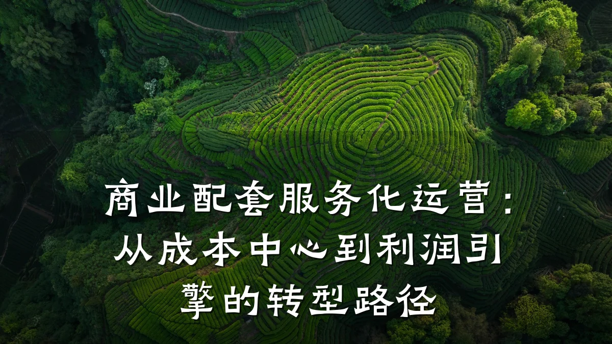 商业配套服务化运营:从成本中心到利润引擎的转型路径